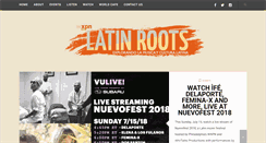 Desktop Screenshot of latinroots.org
